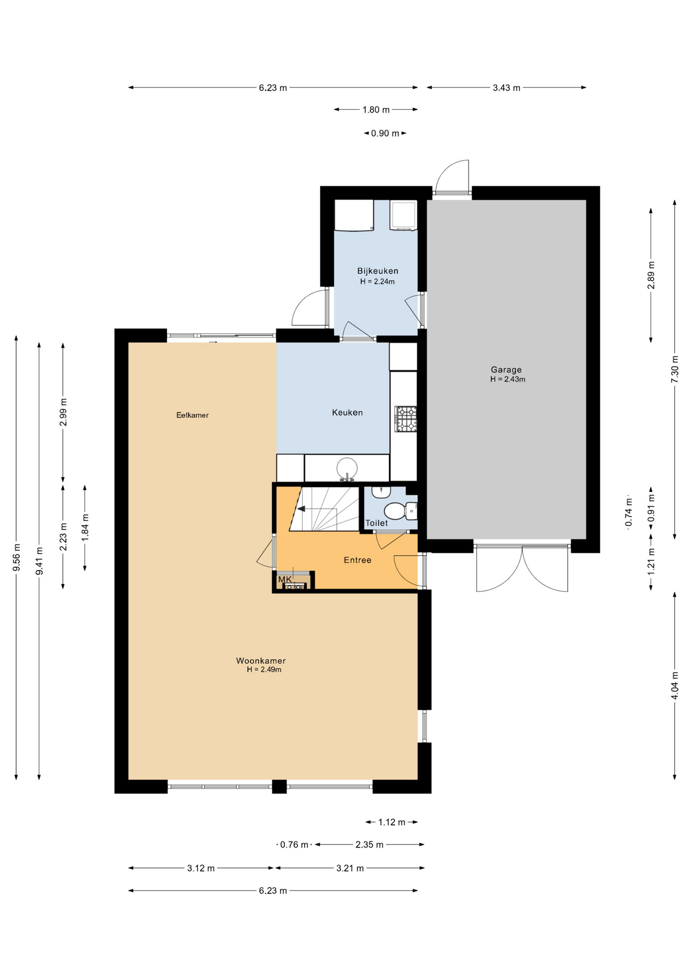 Beukenhof 167 - 8212 EJ - lelystad-plattegrond-1